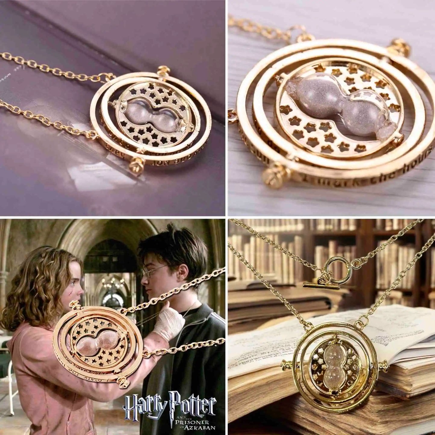 ⏳ Collar Giratiempos de Hermione – Edición Mágica