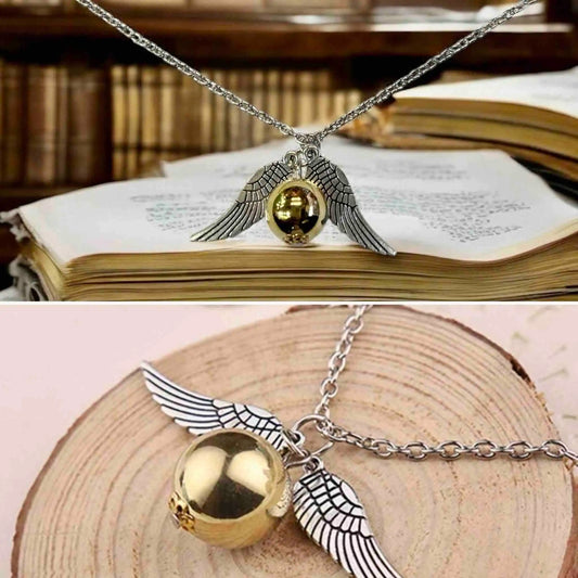 ✨ Collar Snitch Dorada – Edición Quidditch ⚡